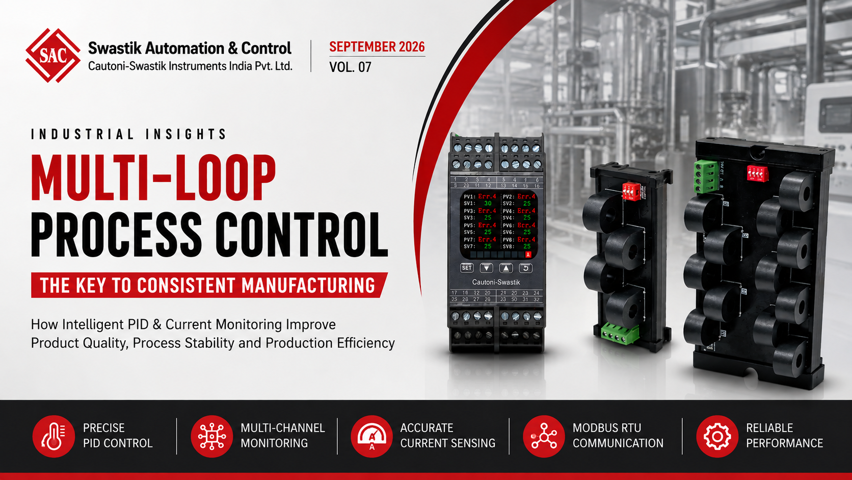 How Intelligent PID & Current Monitoring Improve Product Quality, Process Stability and Production Efficiency